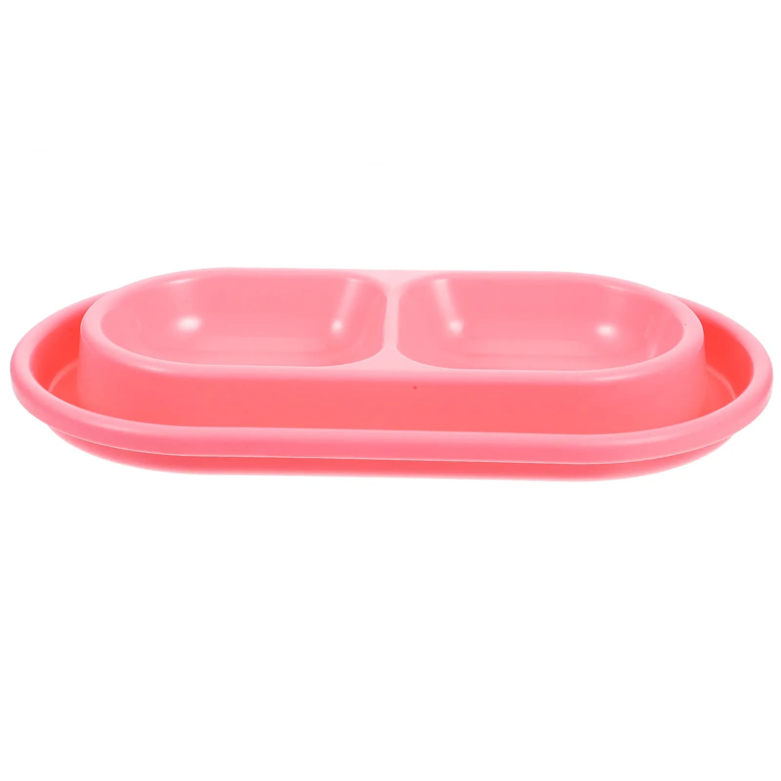 Set di Ciotole per Gatti con Doppio Scomparto, Design Anti-Parassiti con Barriera d'Acqua per la Sicurezza degli Alimenti, Elegante Ciotola Grigia per l'Alimentazione di Cani e Gatti