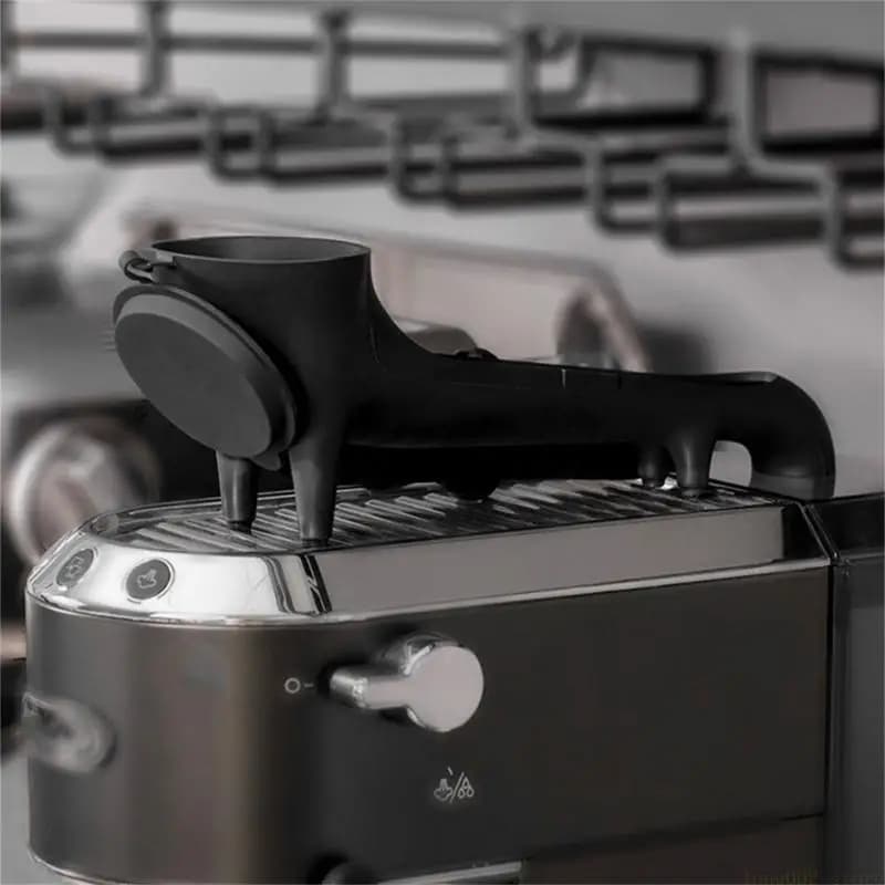 D0AB Accessorio riempimento rapido in silicone Imbuto in silicone Espresso Guida acqua in silicone