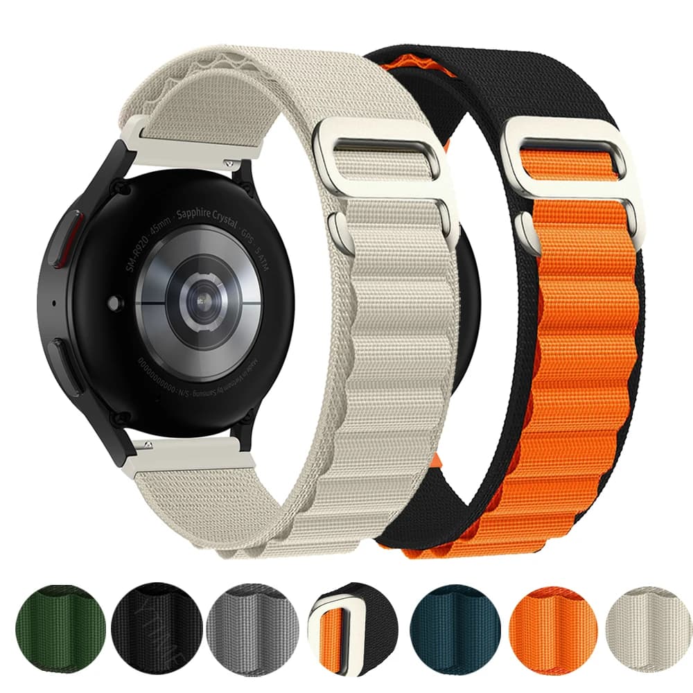 22mm 20mm nylon strap for TicWatch Pro 3 Ultra E3 E2 S2 Pro X GTW GTX GTK 2021 Women's Smartwatch Bracelets Correa