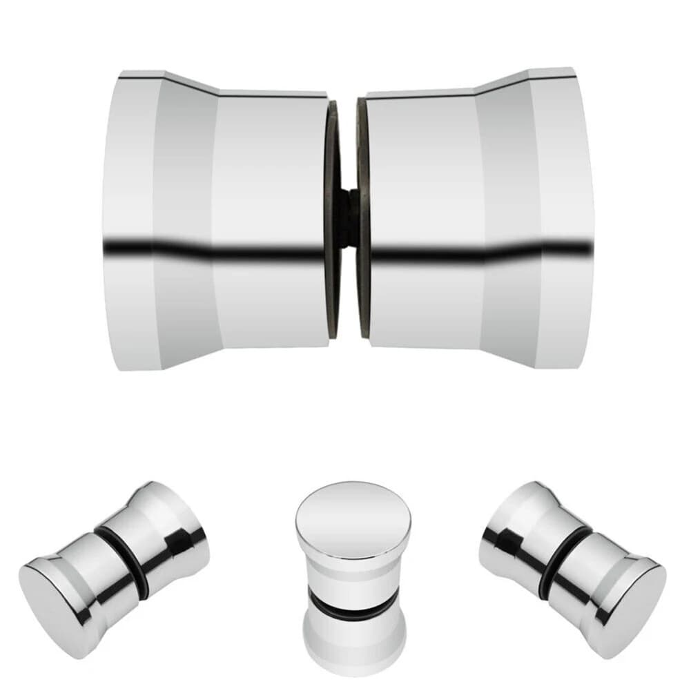 Maniglia per porta della doccia in plastica Maniglia per porta in vetro per armadietti del vino Porte per doccia scorrevoli Manopola di ricambio per porte in vetro del bagno