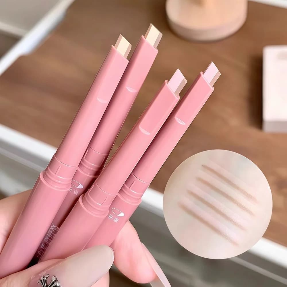 2-in-1 Opa Illumina Sdraiato Baco Da Seta Palpebra Inferiore Trucco Contorno Pen Doppio-end Eyeliner Baco Da Seta Matita Cosmetic Empressor