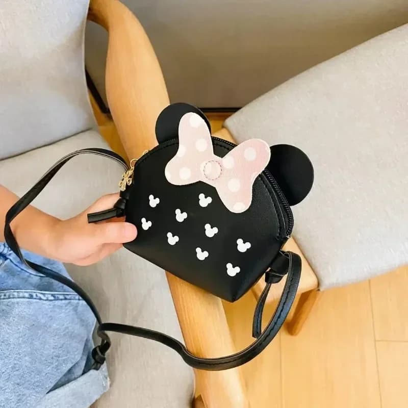 New Princess Girl Shoulder Bags Shoulder Bag for Kids Handbag Cute Cartoon Bow Kid Money Bag Crossbody Bag Bowknot
