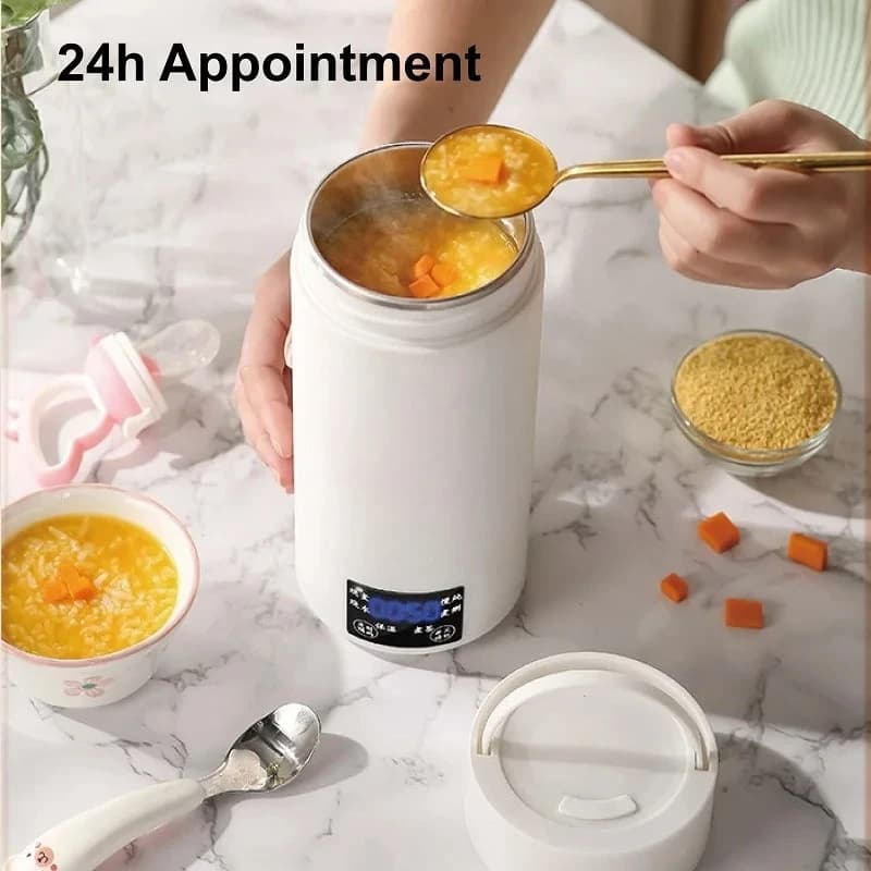 304 Stainless Steel Electric Water Cups Travel Teapot Appointment Health Cup 800 ml Multifunction Electric Stew Cup