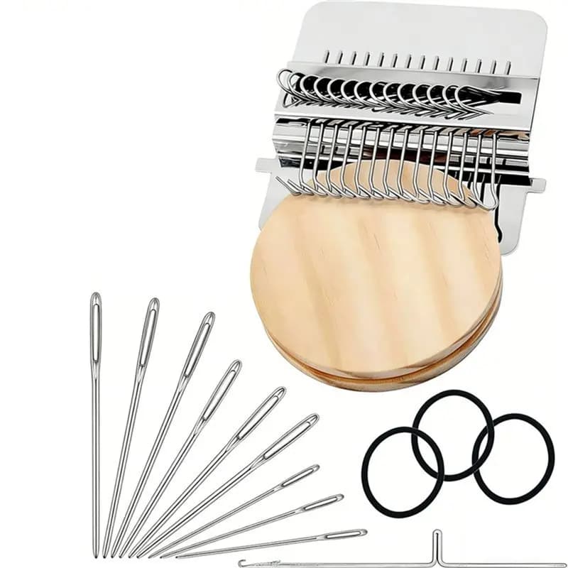 Knit Patch Looms Kit Mini Portable Weaving Tool For DIY Crafts Mending DIY Weaving Art Highly Recommended