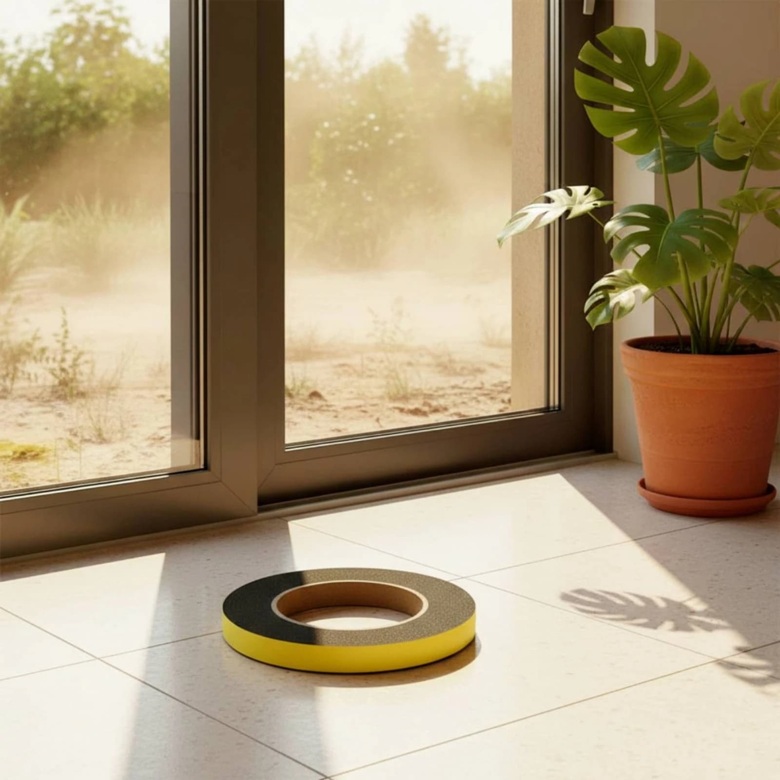 Foam Sealing Strip Black Foam Weather Stripping Tape Self-Adhesive Weather Stripping Tape Weatherproof for Homeowners, Openings