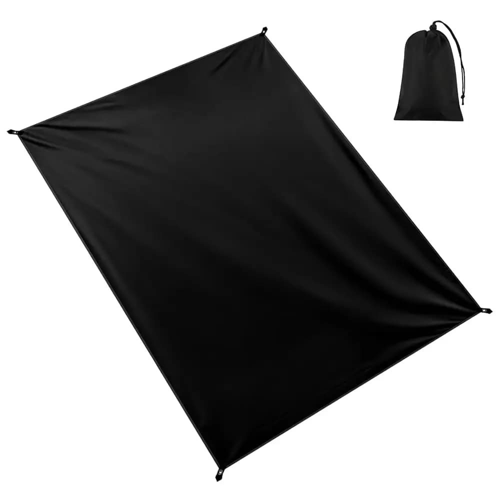 Telo di Protezione per Tenda, Telo Impermeabile da Campeggio, Tappetino Ultraleggero per Tenda 87'' x 59'' con Borsa per il Trasporto per Campeggio e Escursionismo all'Aperto