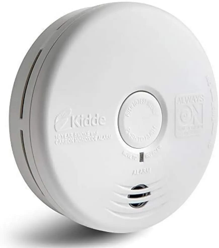 Rilevatore Combinato di Fumo e Monossido di Carbonio con Batteria a 10 Anni, Bianco, per la Sicurezza Domestica