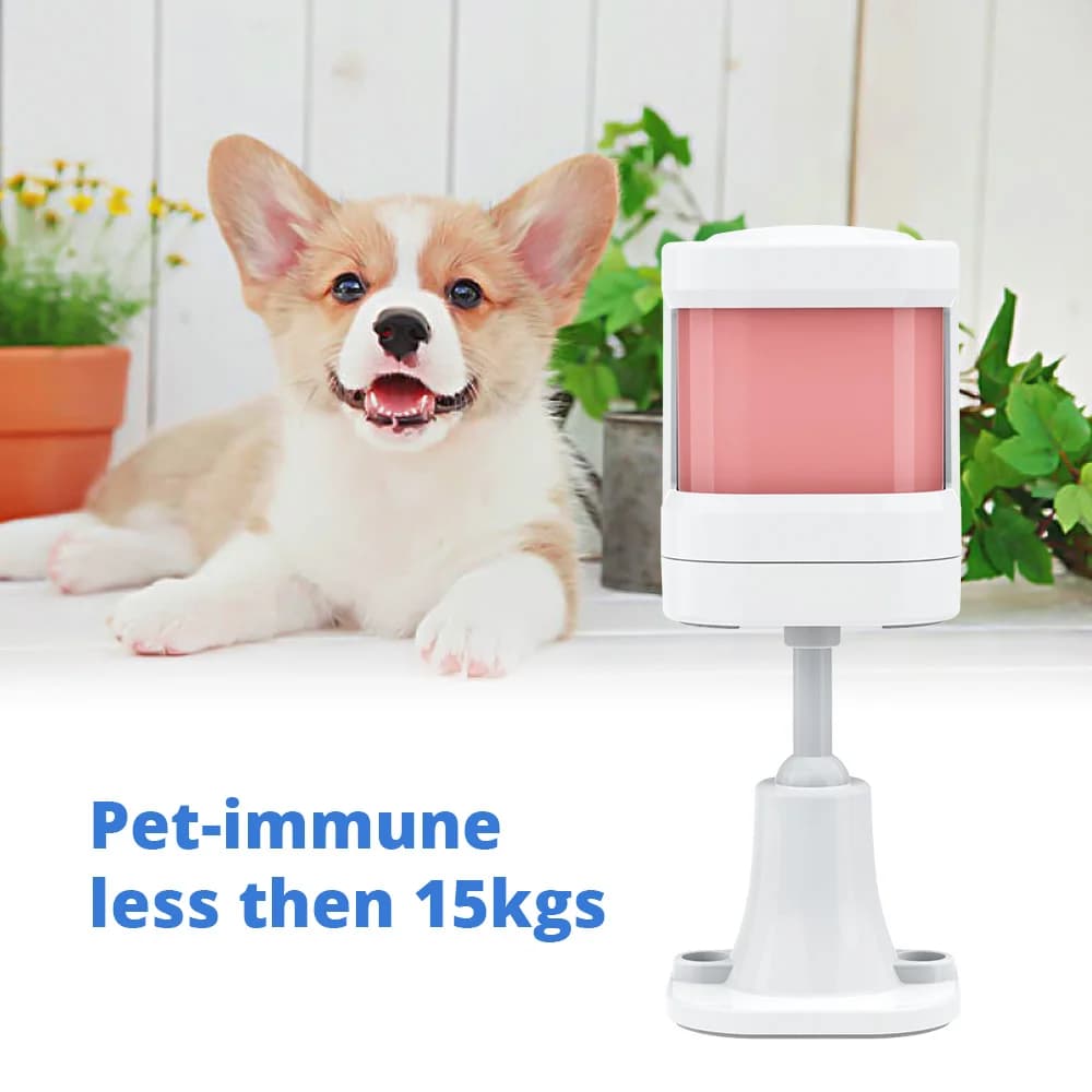 Allarme rilevatore a infrarossi wireless con sensore di movimento PIR anti-animale domestico P20 con batteria per sistema di allarme di sicurezza domestica G20 G30 per la casa