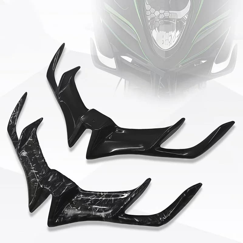 Universal motorcycle modification: ABS beak wing, shark fin air intake, lower lip suitable for Yamaha R15 V3