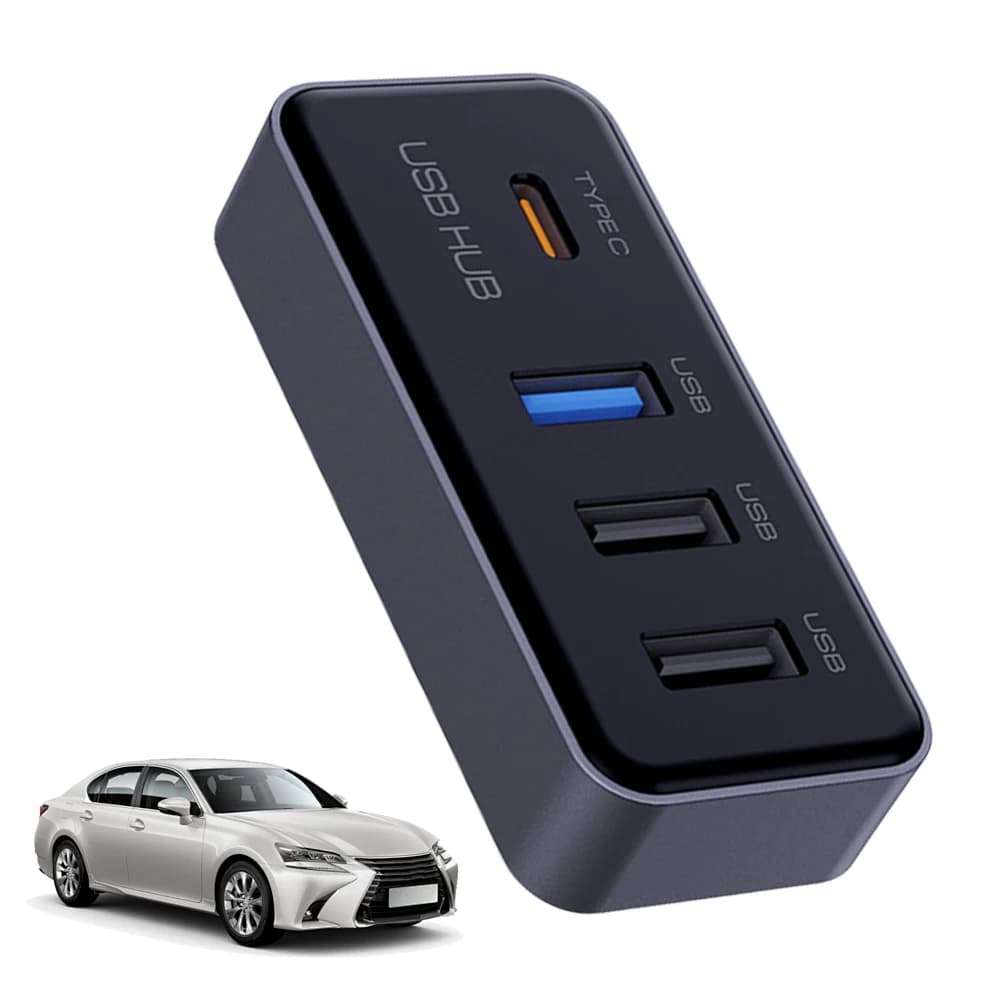 4-in-1 Multi Port Glove Box Docking Station USB Adapter for TESLA Model 3 Model Y Car Accessories