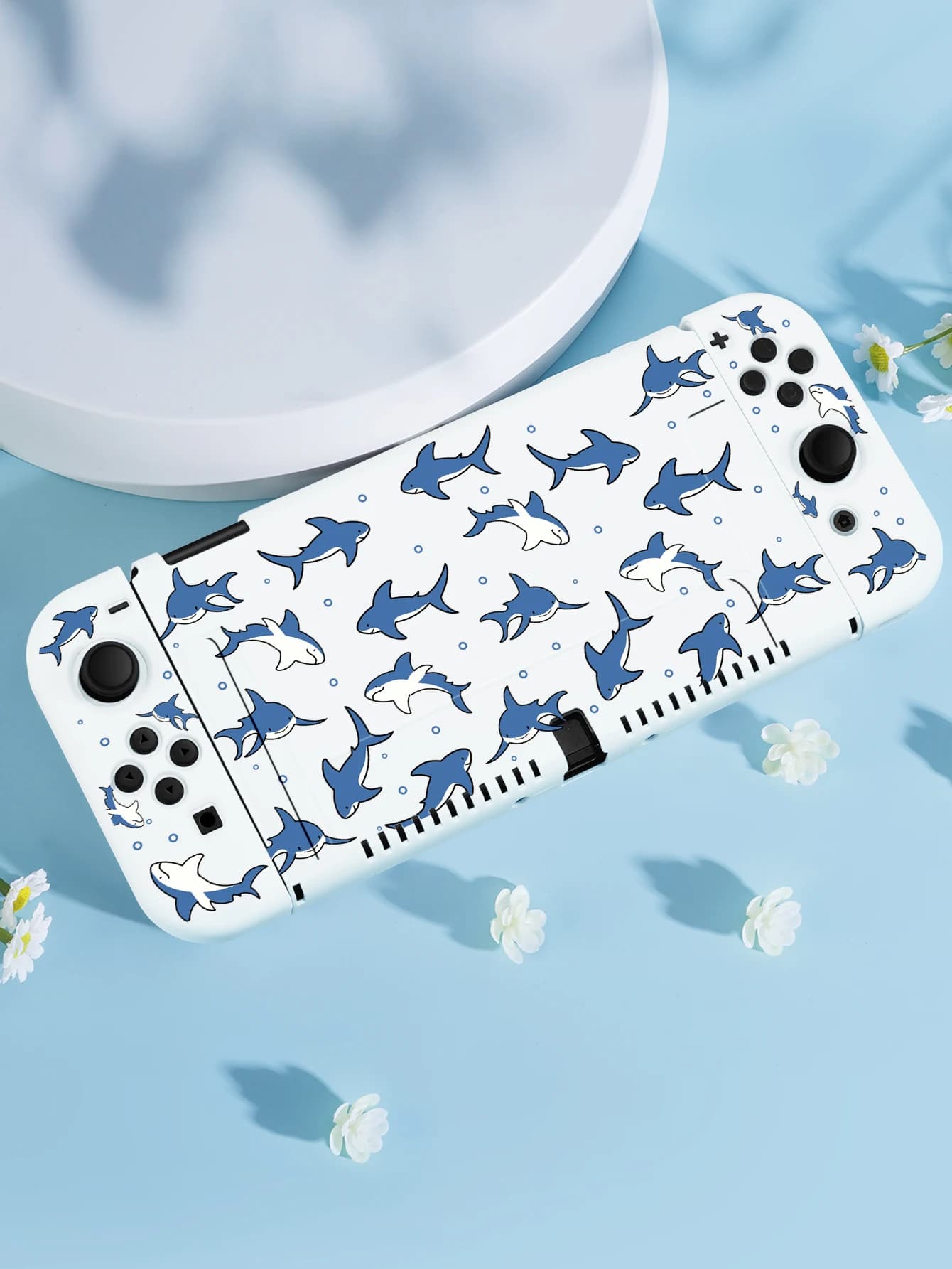 Custodia Shark per Nintendo Switch OLED, accessori per giochi NS, guscio separabile portatile per NS Joycon, copertura per interruttore