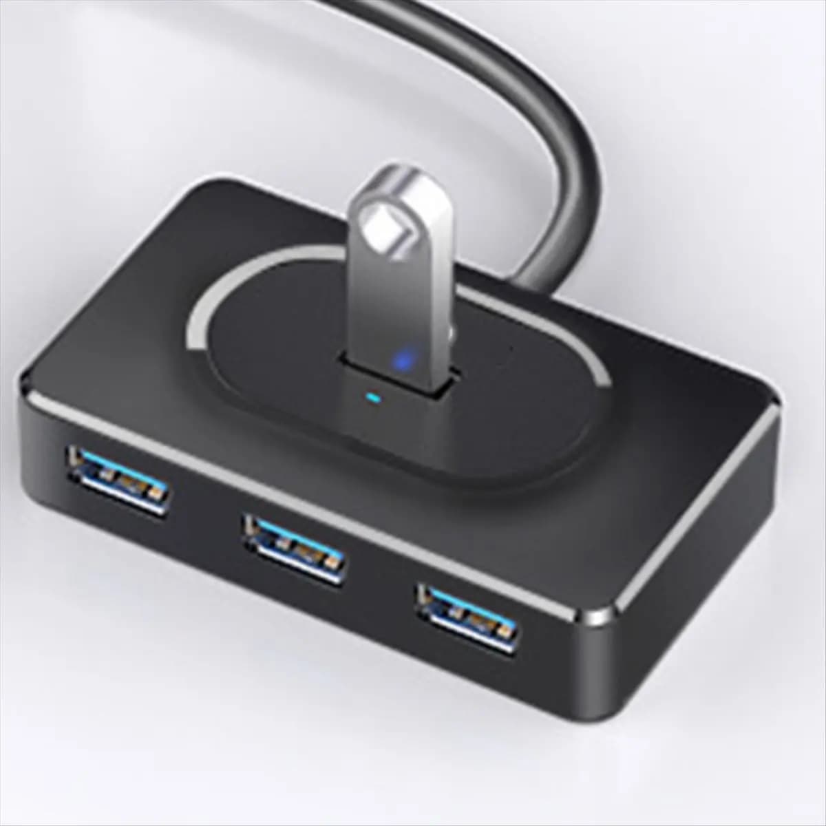 ♬◤Popular Style ◥USB 3.0 Hub 4 Ports HUB Splitter Docking Station HUB USB 3.0 High Speed Hub Hard Drive Expansion Dock