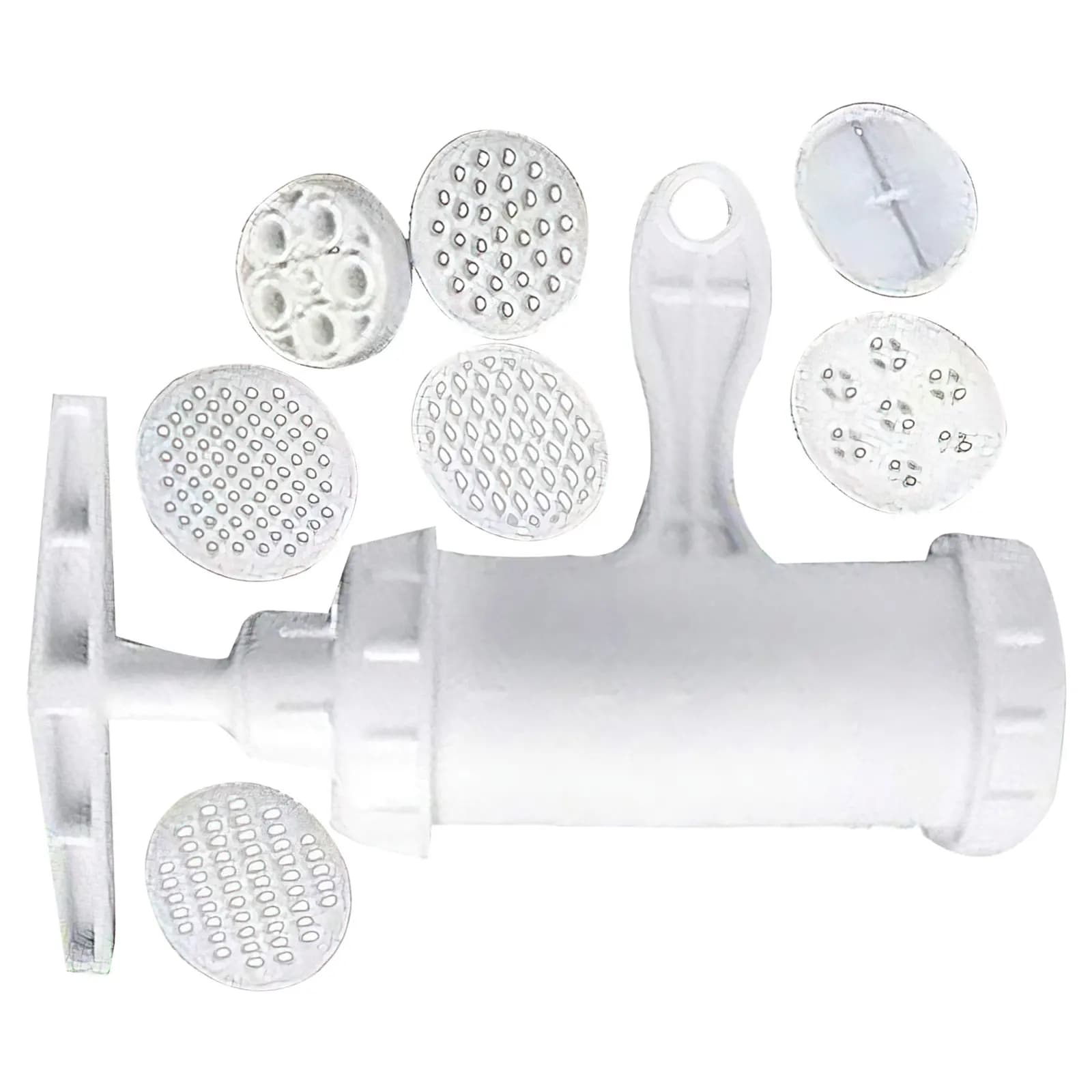 Set di 7 Pezzi per Fare la Pasta Fresca in Casa, Pressa Manuale in Acciaio Inox, Macchina per Pasta Fai-da-Te