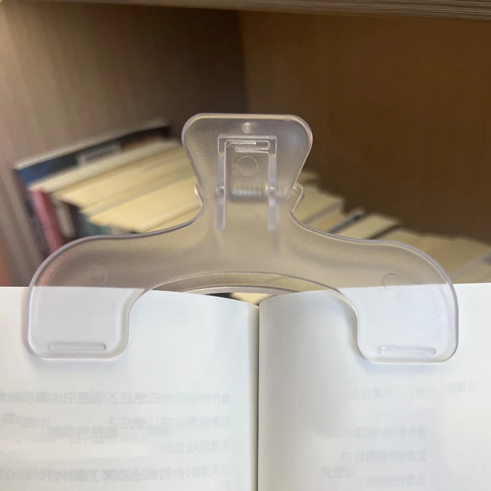 Book Clips Reading Clips Kawaii desk accessories set to avoid turning the Clip page for transparent satin folders