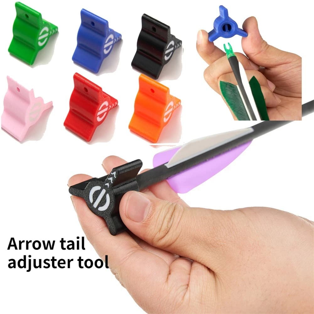 Archery Arrow Nock Adjuster Tool Nock Angle Correction Tool for Recurve Traditional Compound bow Archery Training Accessories
