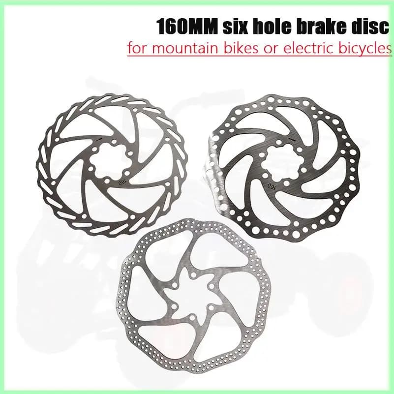 New 160MM Hydraulic Brake Disc Electric Scooter Steel Rotor Zoom Accessories for MTB Bike Mountain Road Bicycle Cycling Pads