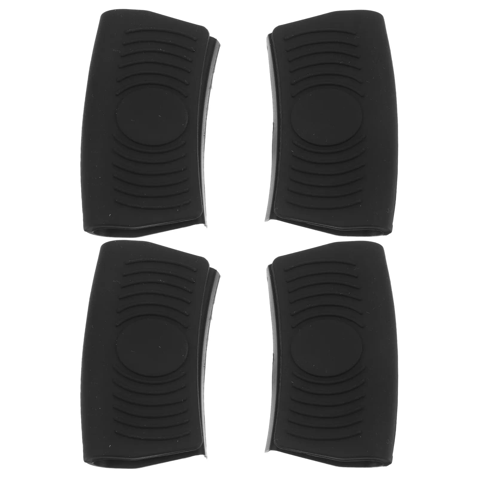 4 Pcs Griddle Cast Iron Handle Protector Heat Resistant Grip Sleeve Heated Handles Silicone Frying Pan Cover