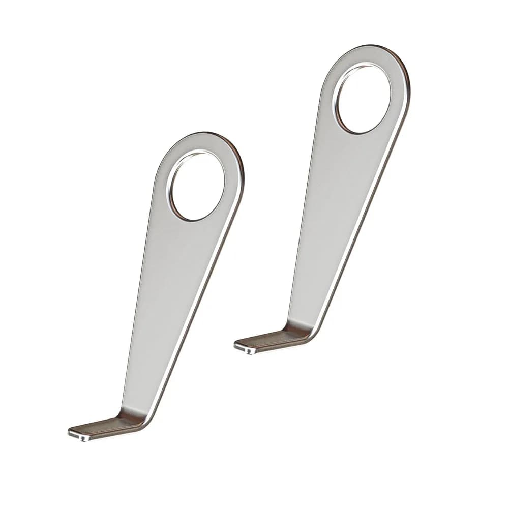 Strumento versatile in metallo per la rimozione del videocitofono, elegante e color argento, per la sostituzione intelligente degli accessori del citofono a batteria Ring.