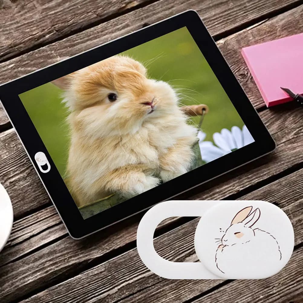 Copri Webcam in ABS (3 Pezzi) - Protezione Privacy Autoadesiva per Laptop e Tablet