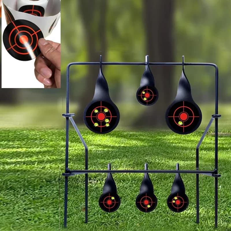 100/200/250 Pezzi Bersagli da Tiro Splatter da 3 Pollici, Adesivi Autoadesivi per Poligoni di Tiro, Pistole e Tiro con l'Arco