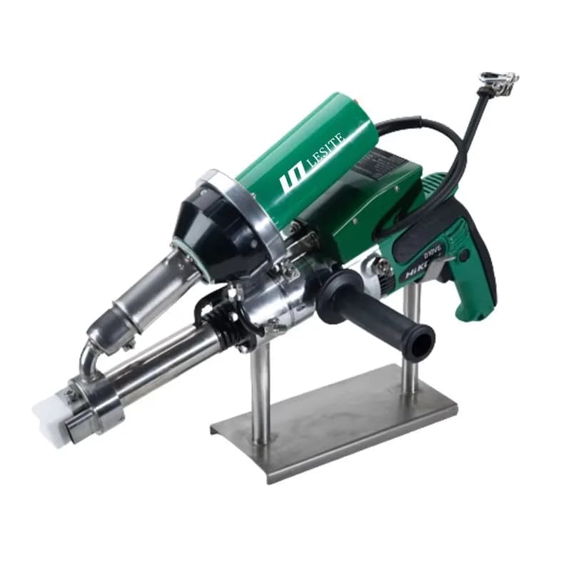 Plastic Extruder 600A Extrusion Geomembrane Welding Gun Dual-heated Extrusion Welding Machine for Welding PE PP PVDF Membrane