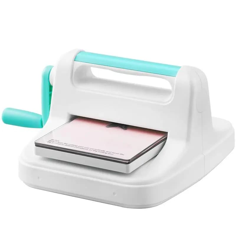 Free Shipping-Manual Die Cutting & Embossing Machine, Portable Cut Machines, 6 inch Opening Scrapbooking Machine Full Kit Included, For Arts & Crafts, Scrapbooking, Card Making and Crafting, White
