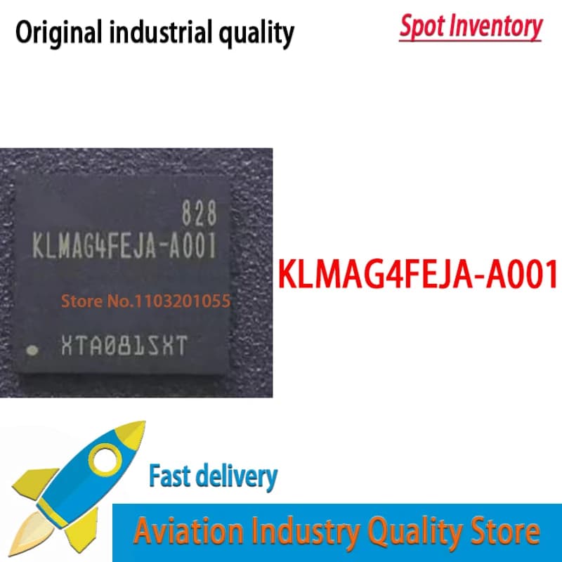 IC di memoria flash 16G KLMAG4FEJA-A001 KLMAG4FEJA A001 BGA 1 PZ EMMC 16 GB