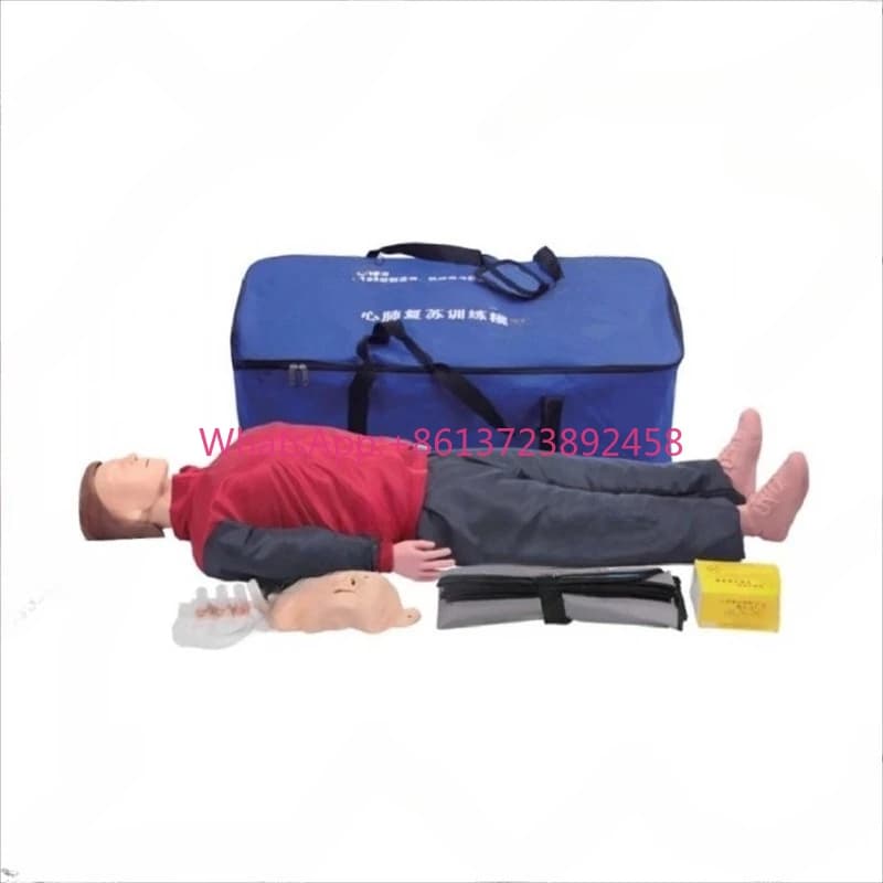 Manichino Digitale Completo per Insegnamento Medico, Manichino CPR per Addestramento di Primo Soccorso, Kit Completo per Infermieri e Medici