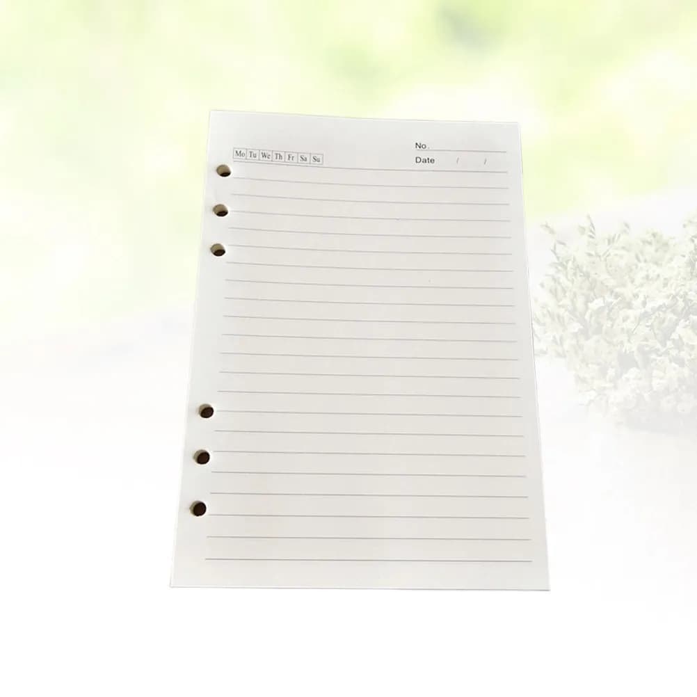 Notebook Planner Journal Halloween Christmas Loose Leaf Notebook Refills Binder Notebook Paper Lined Writing Paper Pages