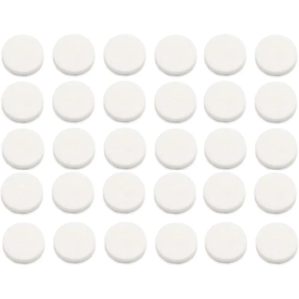 Cuscinetti di ricambio per clip di presa d'aria per auto da 30 pezzi, compresse di ricarica non profumate da 16 mm per clip per deodorante per auto, feltro di ricarica per diffusore per auto pa