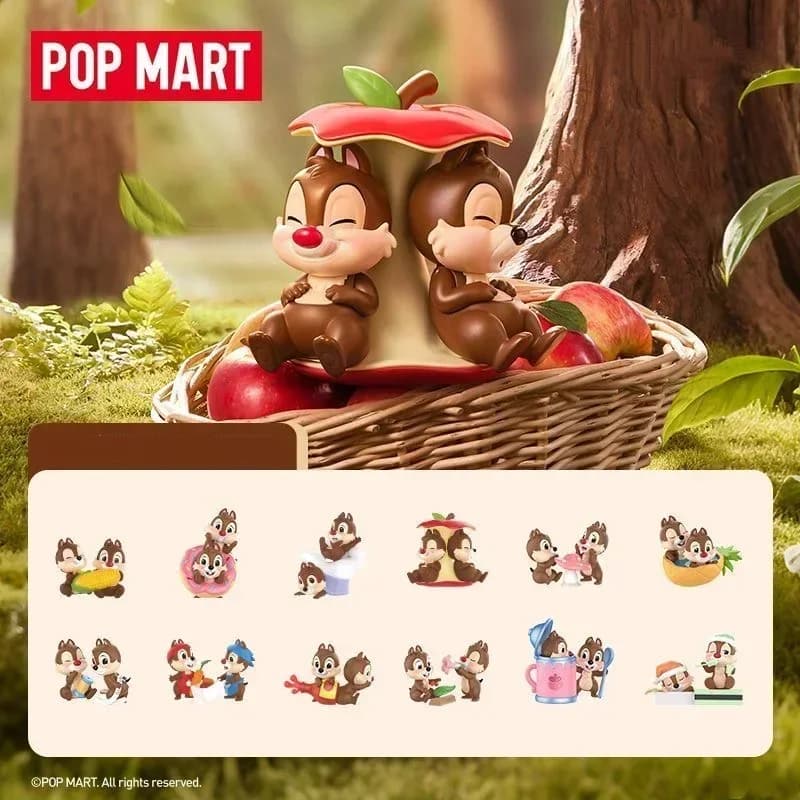 Pop Mart Disney Kiki & Titi Brothers Mystery Action Figure Blind Box - Modellino Sorpresa da Collezione