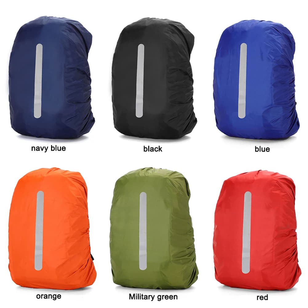 30L/60L Waterproof Reflective Backpack Rain Cover Outdoor Night Cycling Hiking Climbing Security Rain Cover Bag Backpack Cover
