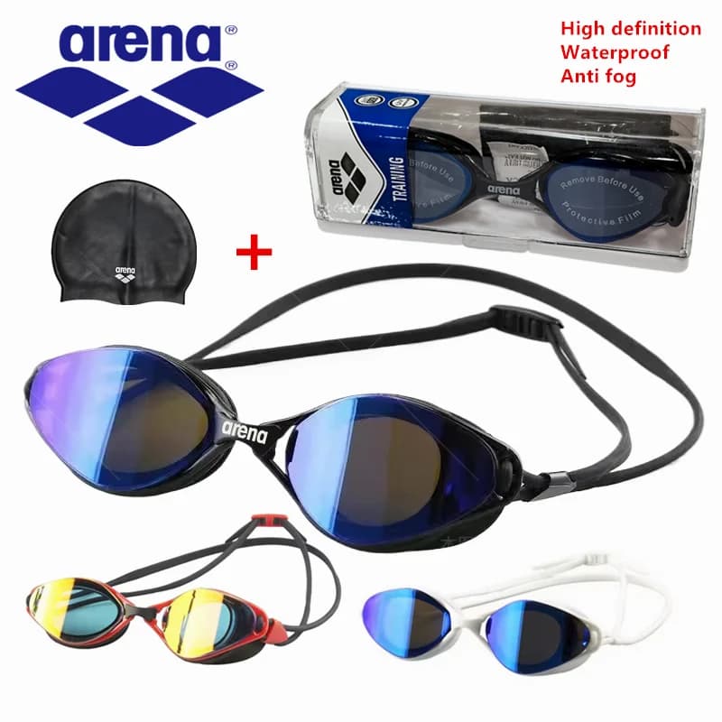 Professional High Definition Adult Swimwear Silicone Swimwear ARENA Waterproof and Anti-snatching