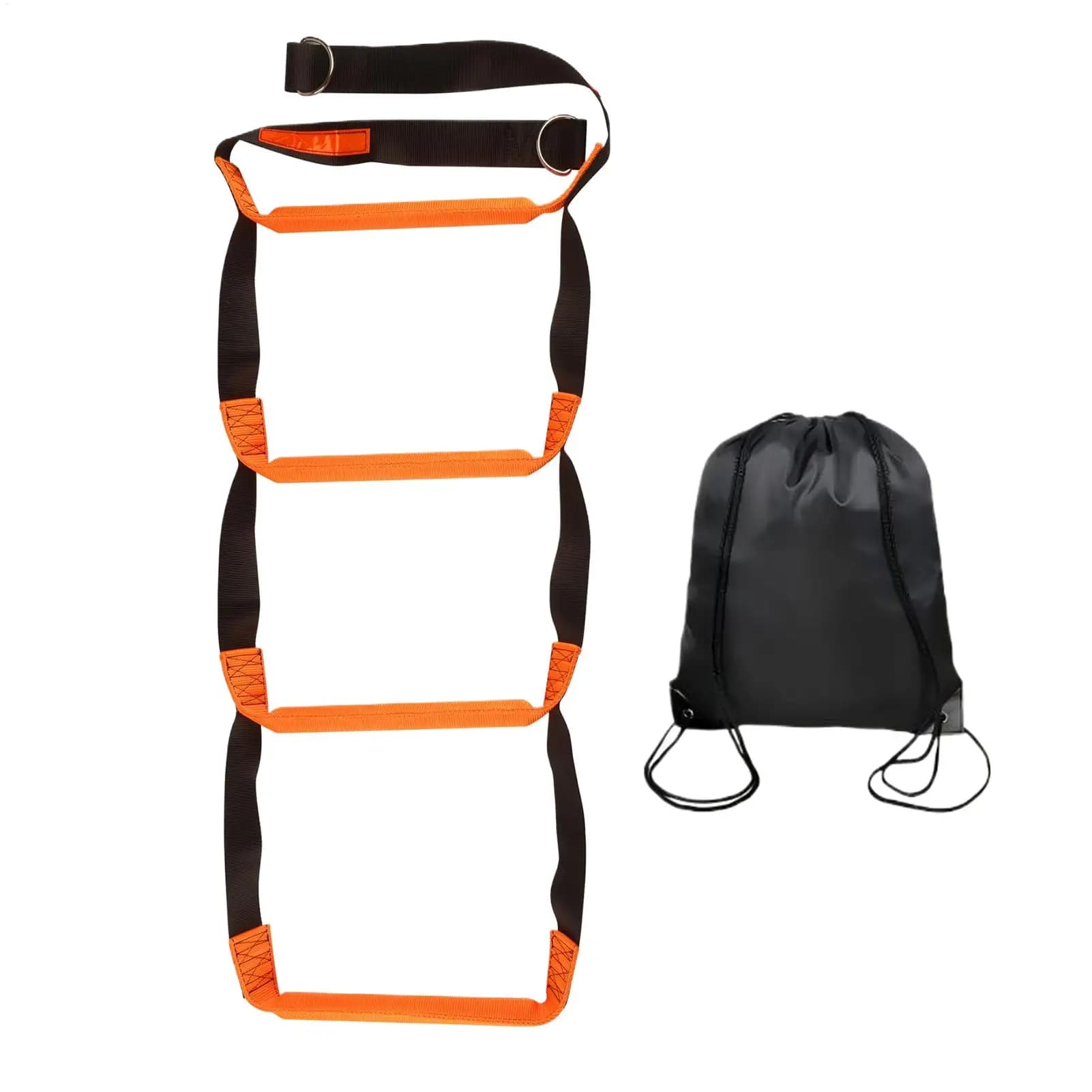 Boat Rope Ladder 600lbs Folding 4-Step Fishing Boat Rope Ladder Marine Climbing Stairs for Travel Outdoor Yacht Water Activities