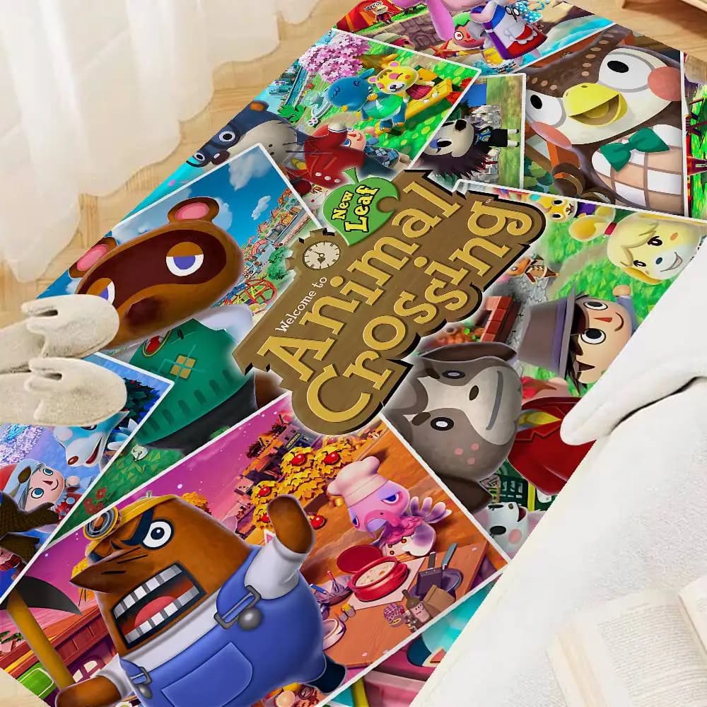 A-Animal Classic C-Crossing Game Door Mat Washable Non-Slip Living Room Sofa Chairs Area Mat Kitchen Doormat Area Rug