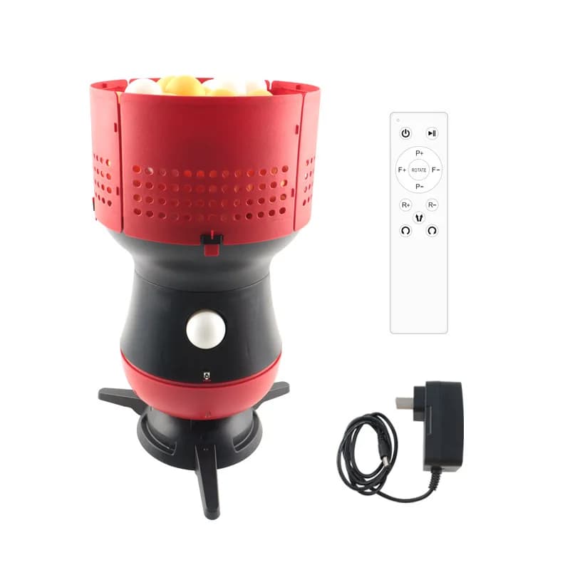 Trasmettitore portatile per allenamento sportivo elettrico con telecomando automatico per palline da ping pong Commercio all'ingrosso