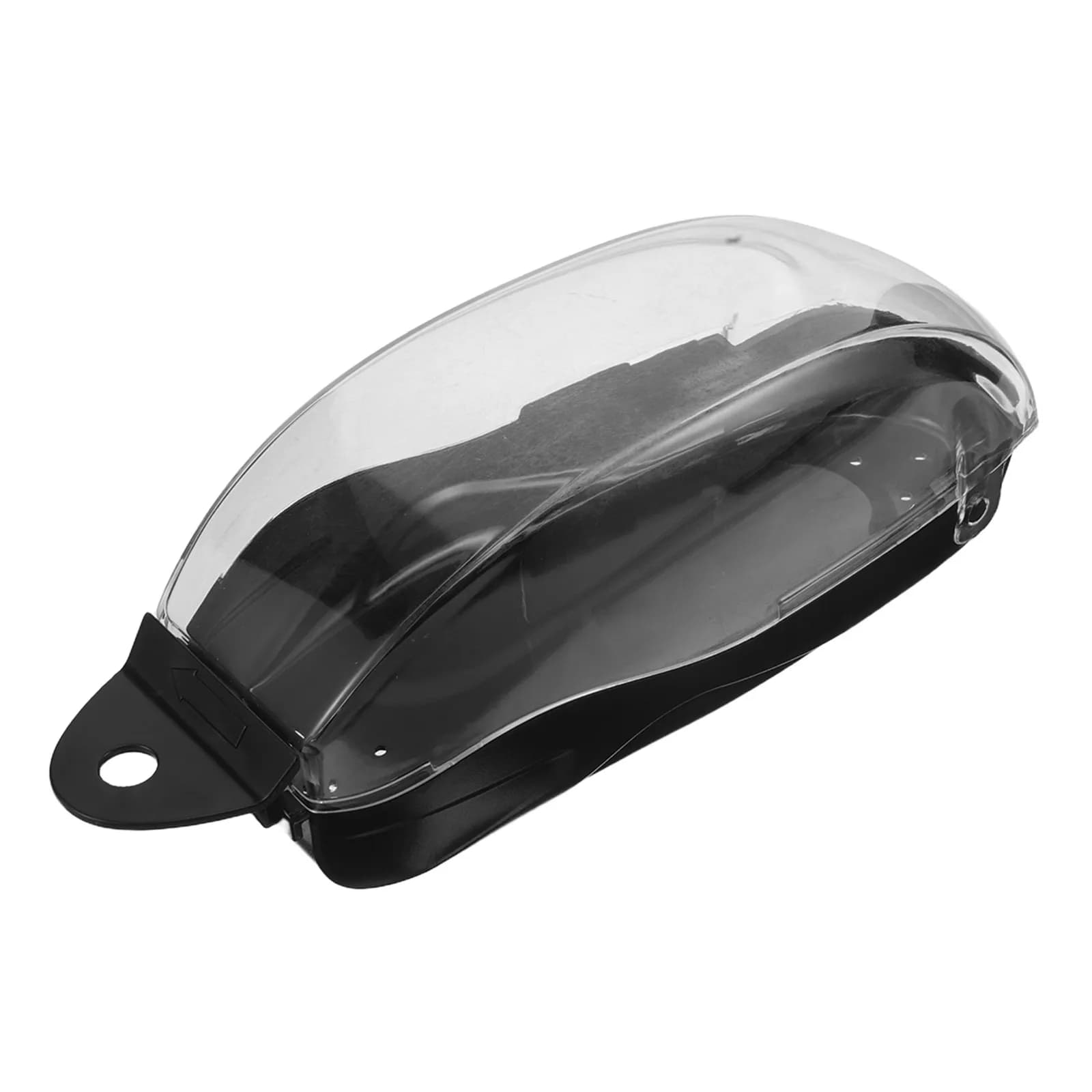 Transparent Rigid Case for Swimwear, Snorkeling Mask Storage Box, Travel Compact Design with Swim Opening, Sea Water Resistant