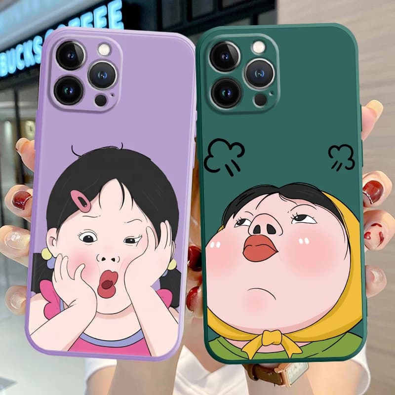 Cartoon Cute Child Case for Apple iPhone 17 Pro Max 13 Mini 15 7 8 16 12 Plus XS XR Air 11 Phone Cover