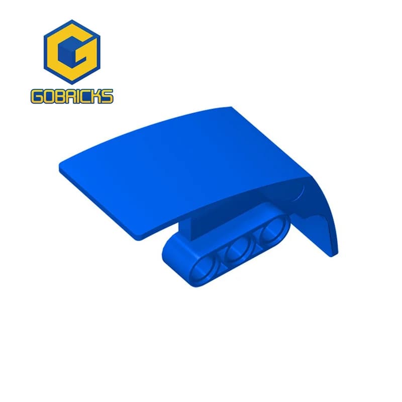 Gobricks 10Pcs MOC Parts 61071 High-Tech Panel Car Mudguard sinistra mattoni compatibili blocchi di costruzione fai da te particelle Puzzle giocattolo regalo