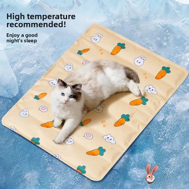 Tappetino Refrigerante Estivo per Animali Domestici, Cuccia Rinfrescante per Cani, Tappetino Regolatore di Temperatura Morbido e Accogliente, Misura Standard per Cani