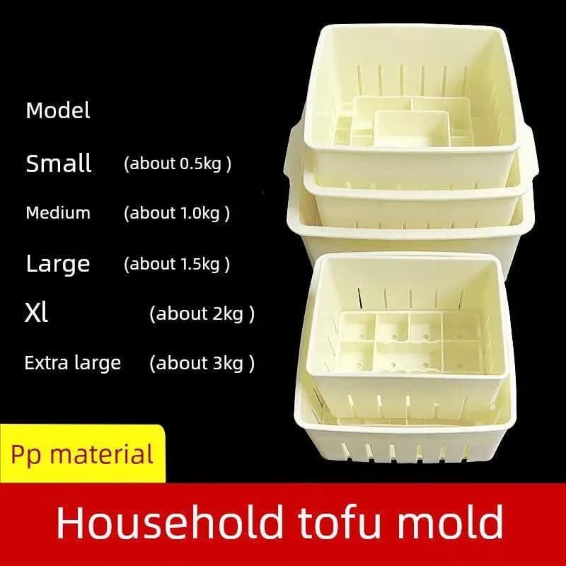 Complete Kit for Domestic Tofu Production: Tools, Coagulating, Interior Frame, DIY Compression Mold, Kitchen Tools, Tofu Press