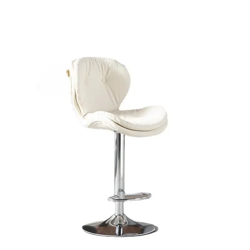 Minimalist Nordic bar stools can lift and rotate for home kitchen, dining table, soft backrest with pillow