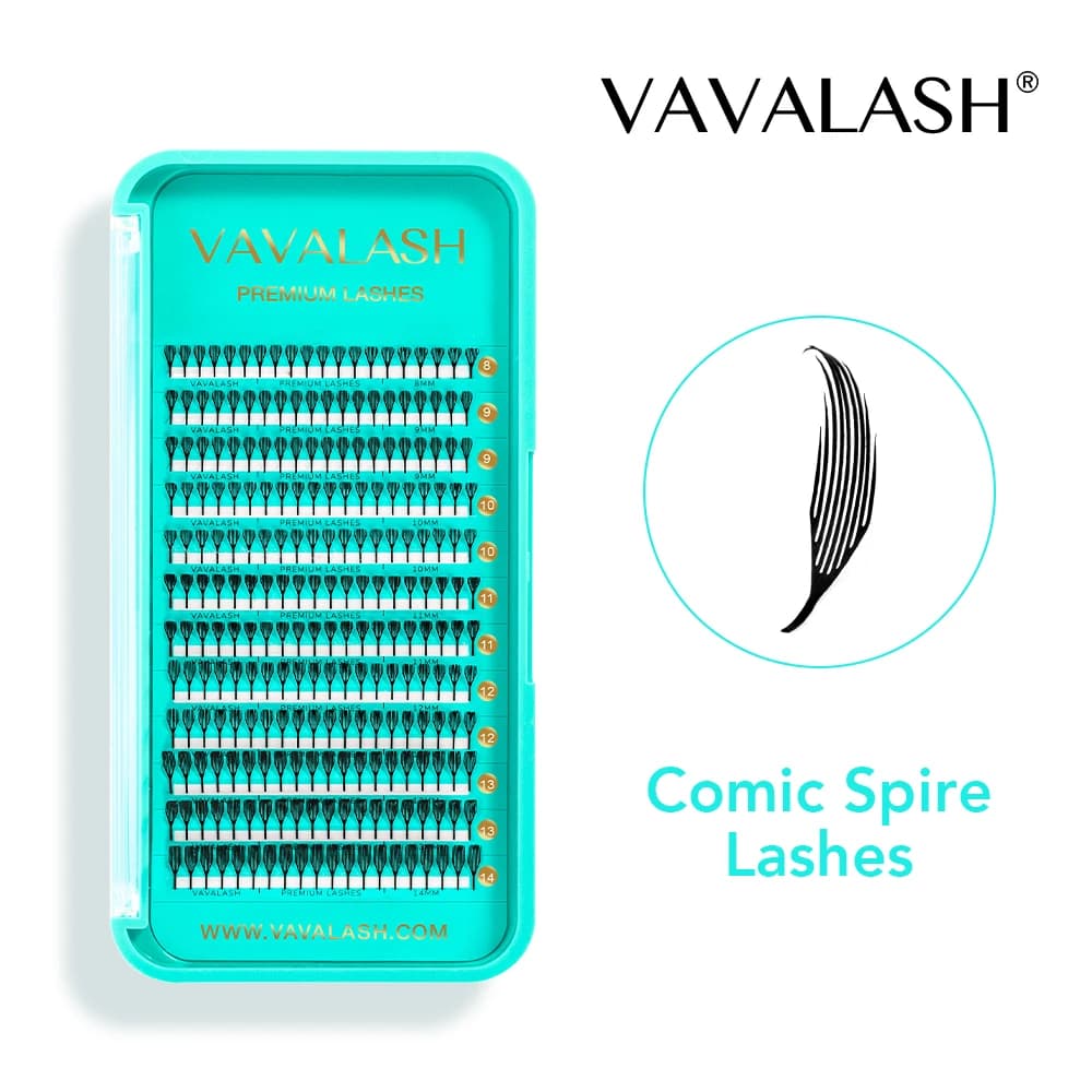 Ciglia VAVALASH Comic Wispy Anime 0.07mm C/D Curl Nere Opache Naturali Leggere Effetto Piuma per Trucco