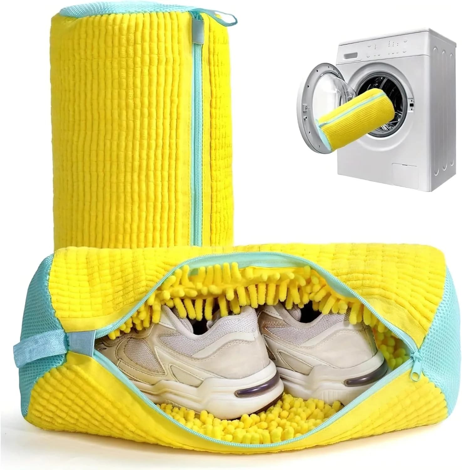 Shoe Washing Machine Bag Shoe Bag for Washing Machine - Reusable Shoe Cleaning Bag for Sneaker Tennis Shoes Unstain, Suitable for Washing Machine and Dryer