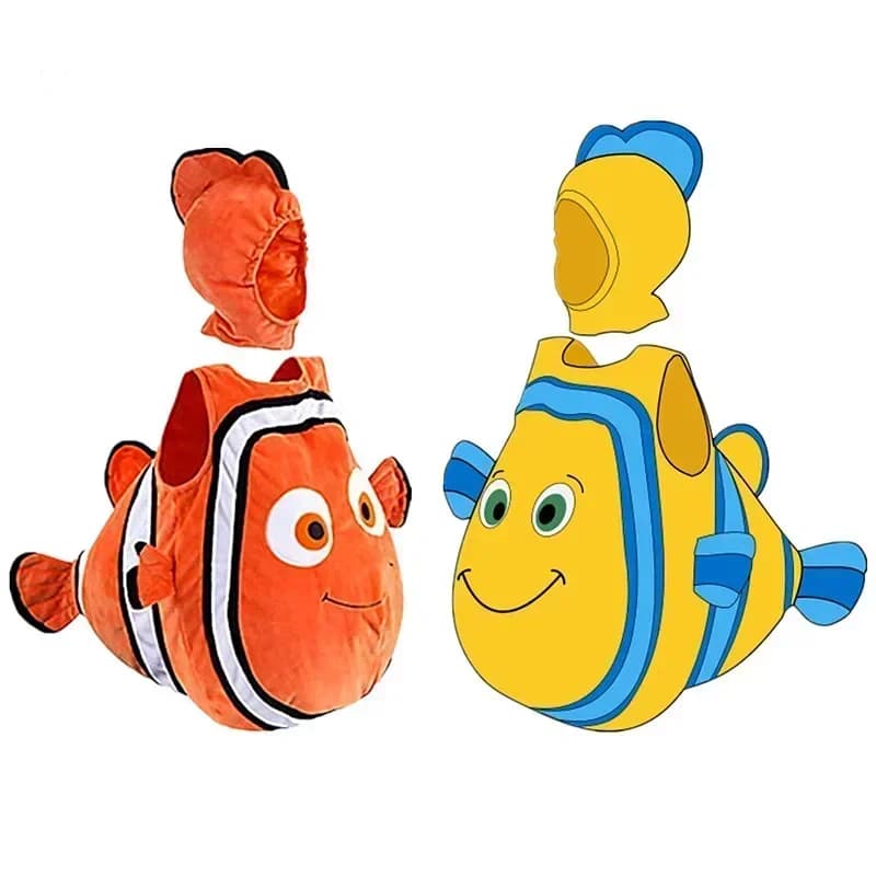 Adorable Funny Unique Clownfish Onesie Halloween Christmas Party Play Costume Props, Photography Props, Stage Performance