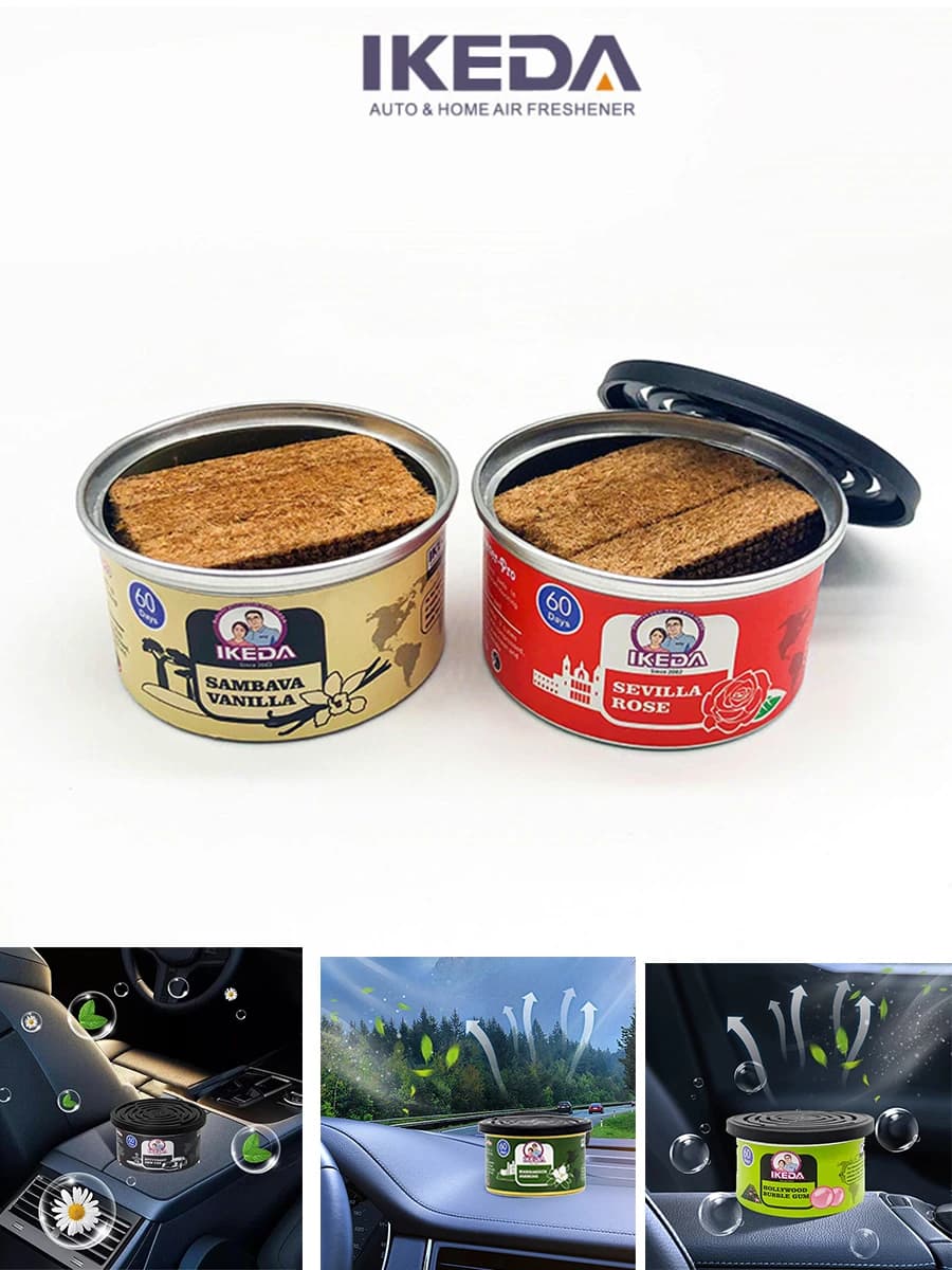 Deodorant for Organic Cars in Can, Eliminates Odori, Intense Fragrance and Duration for Home and Wardrobe/Auto