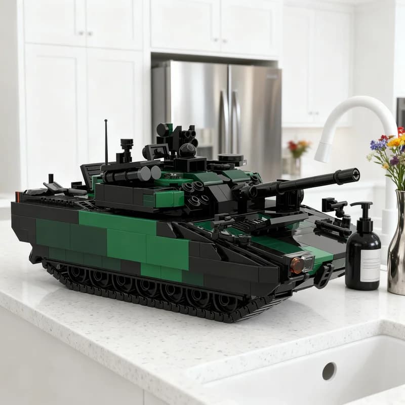 969pcs MOC CV90 MK4 Turret Hull 35mm Model Building Blocks Architecture Toys Christmas Gifts Education Kids Assemble Brick Toy