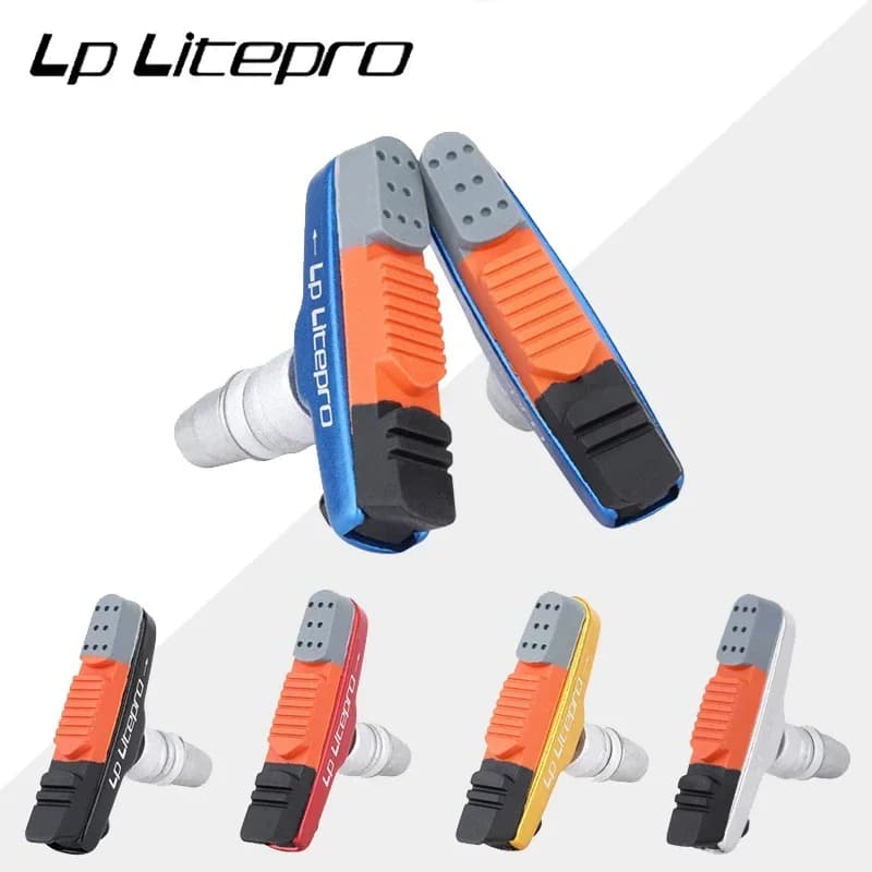 Pastiglie freno per bicicletta pieghevoli LP Litepro per DAHON 412/P8 Pastiglie freno per bici V in gomma resistente all'usura BMX 451 da 20 pollici