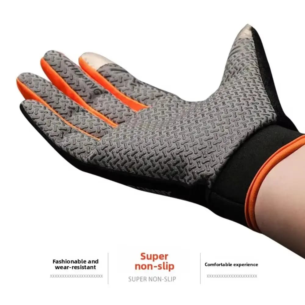 Non-slip Fishing Gloves Touch Screen Cycling Gloves with fingers Wear Resistant Gym Training Gloves Protect your hands