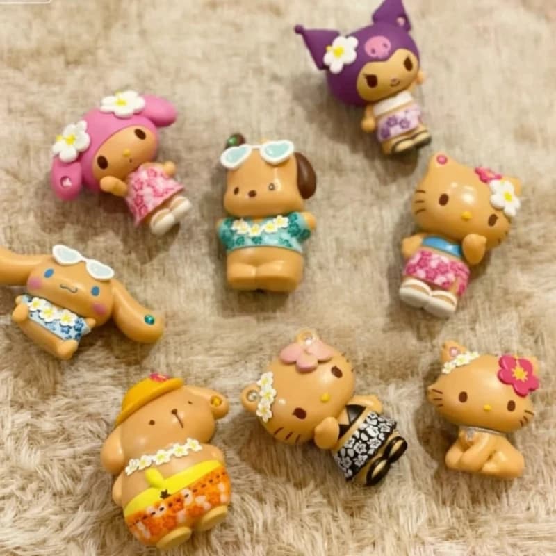 Nuova Serie Kt Cat in Pelle Nera Blind Box, Ornamento da Scrivania Fatto a Mano con Diamanti Scintillanti e Giada Guigou, Regali a Sorpresa per Ragazzi